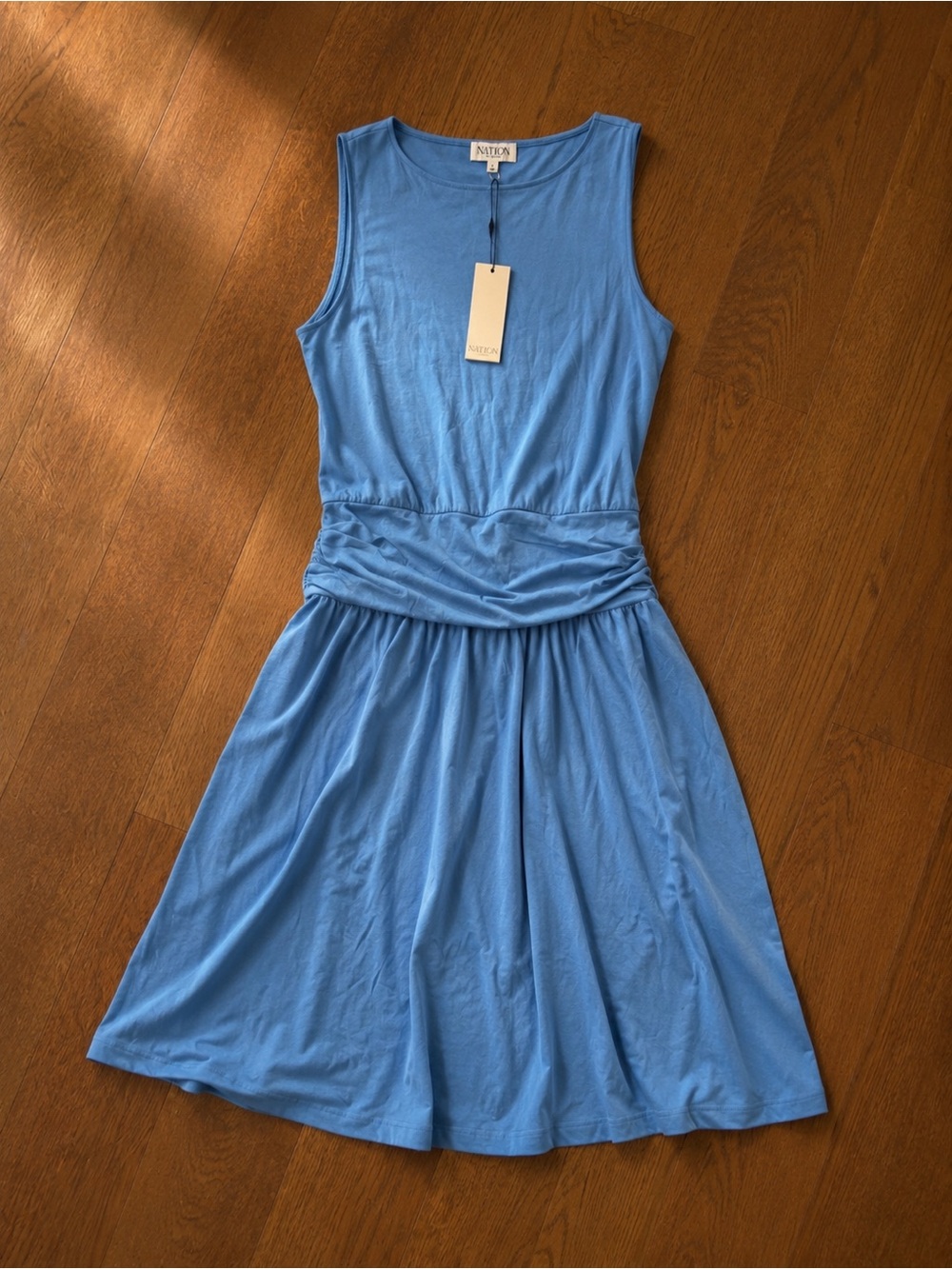 Anthropologie Nation Los Angeles Cotton Cleo Midi Dress Sz L